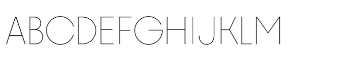 Hygge Sans Thin Font UPPERCASE