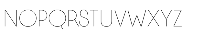 Hygge Sans Thin Font UPPERCASE