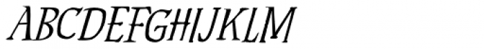 Hyldemoer Italic Font UPPERCASE