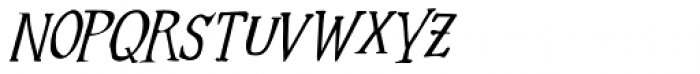 Hyldemoer Italic Font UPPERCASE