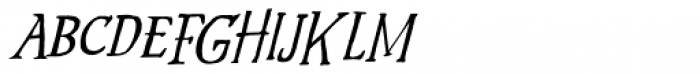 Hyldemoer Italic Font LOWERCASE