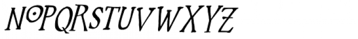 Hyldemoer Italic Font LOWERCASE