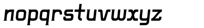 Hymlen Bold-Cond-Italic Font LOWERCASE