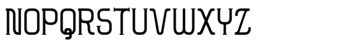 Hymlen Regular-Cond Font UPPERCASE