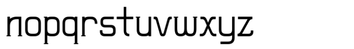 Hymlen Regular-Cond Font LOWERCASE