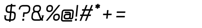 Hymlen Regular-Italic Font OTHER CHARS