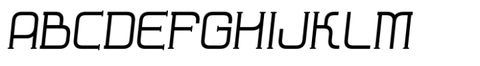 Hymlen Regular-Italic Font UPPERCASE