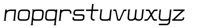 Hymlen Regular-Italic Font LOWERCASE