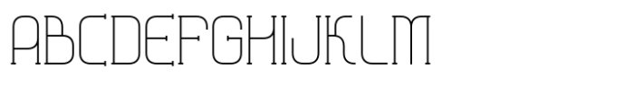 Hymlen Thin-Cond Font UPPERCASE