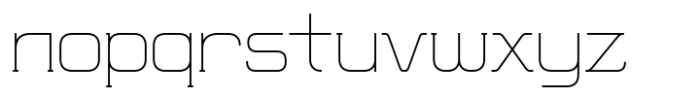 Hymlen Thin Font LOWERCASE