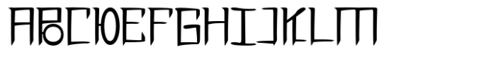 Hyogajo Font UPPERCASE