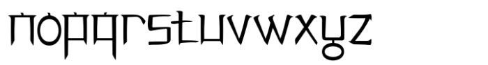 Hyogajo Font LOWERCASE