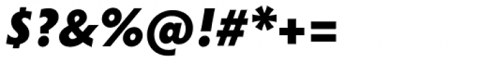 Hypatia Sans Pro Black Italic Font OTHER CHARS