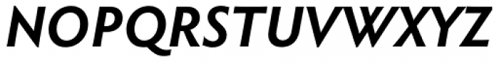 Hypatia Sans Pro Bold Italic Font UPPERCASE