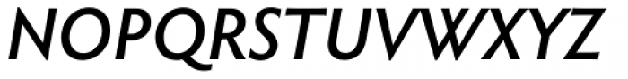 Hypatia Sans Pro SemiBold Italic Font UPPERCASE