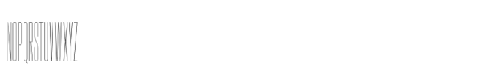 Hype 0100 Hairline Font UPPERCASE