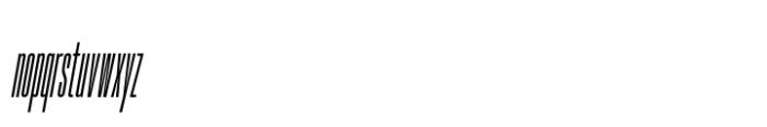 Hype 0100 Medium Italic Font LOWERCASE