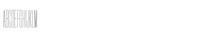 Hype 0200 Hairline Font UPPERCASE