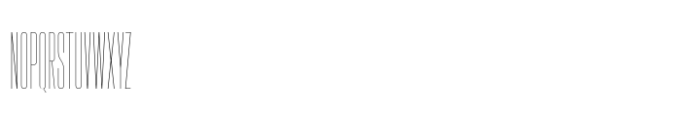 Hype 0200 Hairline Font UPPERCASE