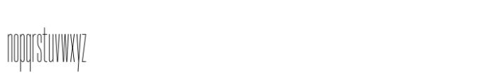 Hype 0200 Thin Font LOWERCASE