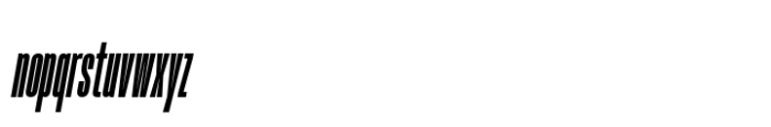 Hype 0200 Ultra Italic Font LOWERCASE