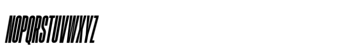 Hype 0300 Black Italic Font UPPERCASE
