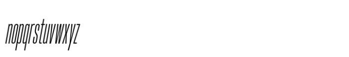 Hype 0300 Book Italic Font LOWERCASE