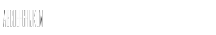 Hype 0300 Hairline Font UPPERCASE