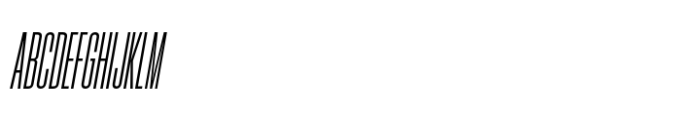 Hype 0300 Italic Font UPPERCASE