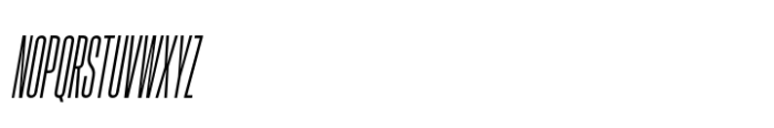 Hype 0300 Italic Font UPPERCASE