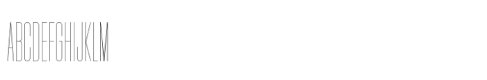 Hype 0400 Hairline Font UPPERCASE