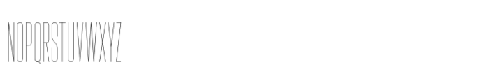Hype 0400 Hairline Font UPPERCASE