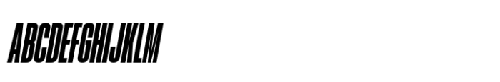 Hype 0500 Black Italic Font UPPERCASE
