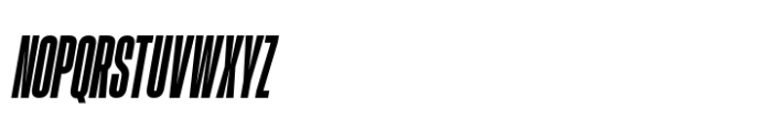 Hype 0500 Black Italic Font UPPERCASE