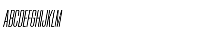 Hype 0500 Italic Font UPPERCASE