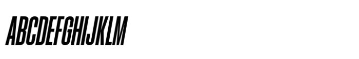 Hype 0600 Bold Italic Font UPPERCASE