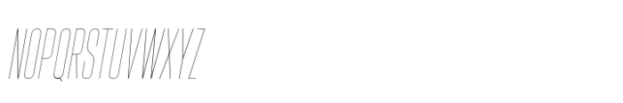 Hype 0600 Hairline Italic Font UPPERCASE