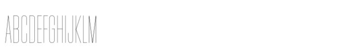 Hype 0600 Hairline Font UPPERCASE