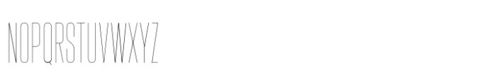 Hype 0600 Hairline Font UPPERCASE