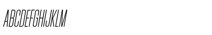 Hype 0600 Light Italic Font UPPERCASE