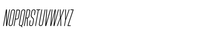 Hype 0600 Light Italic Font UPPERCASE