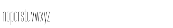 Hype 0600 Thin Font LOWERCASE