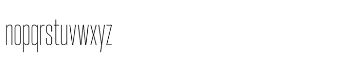Hype 0700 Thin Font LOWERCASE