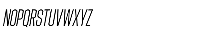 Hype 0800 Book Italic Font UPPERCASE