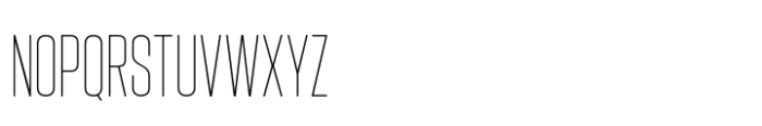 Hype 0800 Thin Font UPPERCASE