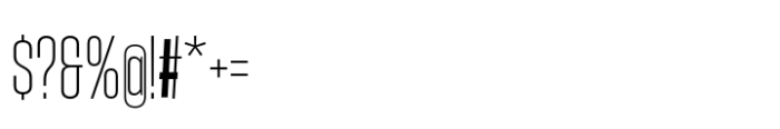 Hype 0800 XLight Font OTHER CHARS