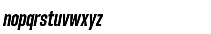Hype 0900 Bold Italic Font LOWERCASE