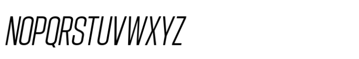 Hype 0900 Book Italic Font UPPERCASE