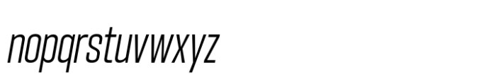 Hype 0900 Book Italic Font LOWERCASE