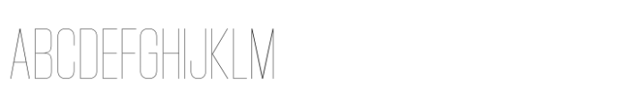 Hype 0900 Hairline Font UPPERCASE